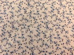Navy Tiny Hearts with Blue Foliage by Marcus Brothers Textiles Inc – By the Yard