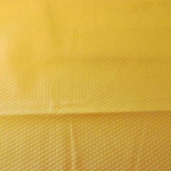 Basket Weave Fabric Cotton Poly Blend Bright Yellow 26″ x 54″ craft