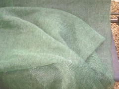 Green Mesh Fabric 4.5 ft. x 13 ft.Long, Perfect to Create a Small Privacy Area