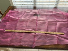 Fabric Lot; Sequin, Lame, Satin, Sheer, Organza, Tulle. For Barbie & Doll Dress