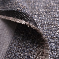 Charcoal Blue Boucle Upholstery Fabric 56″ By The Yard Latex Backing Heavy