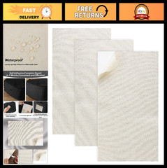 3Pcs Waterproof Canvas Repair Patch Tape 8×12″ Self-Adhesive for Tents, Covers,
