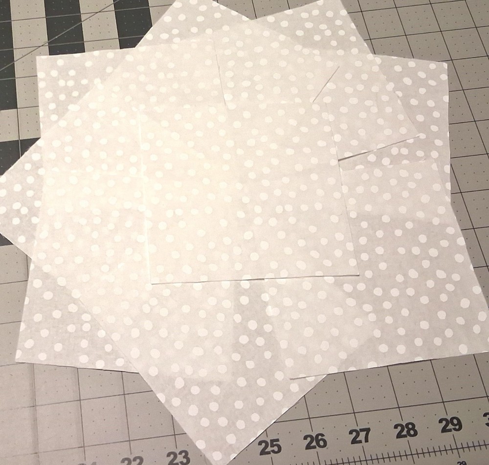 50 PCS 5X5 – WHITE ON WHITE – IRREGULAR DOTS OR SNOW – CHARM PACK+ COTTON FABRIC