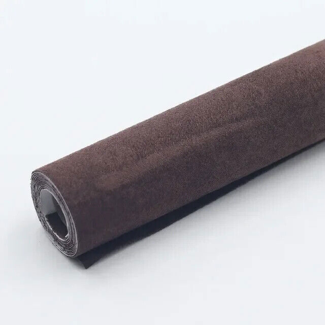 Black Alcantara Style Self Adhesive Car Interior Vinyl Wrap Faux Suede 200X150