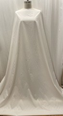 100% Cotton Poplin Natural White Medium Weight Fabric By The Yard 60″ Wide