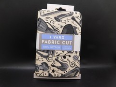 Fabric cuts 100% cotton 36″x44″ music instruments 1 yard precut