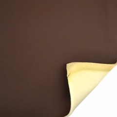 Boat 3/16 Foam Back Vinyl | Faux Leather Coffee Brown 54 Inch (YD)