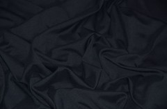 Poplin Fabric Polyester Solid 60” YD Table Covers Decoration Apparel -Black