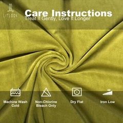LITLOOK Creek Corduroy Fabric by the Yard — 14 Colors