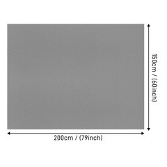 3MM Gray Automotive flat knit Headliner Fabric with Foam Backing Car 60″ Wide