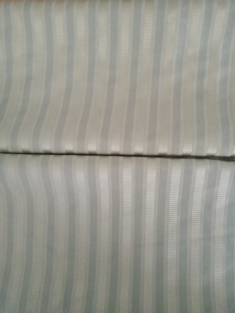 Silk Taffeta Striped Fabric Remnants/Scraps 2 Pieces