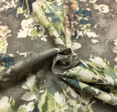 COVINGTON VENUS CINDERSMOKE WATERCOLOR LARGE FLORAL FABRIC BY YARD 54″W