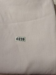1+1/2 Yds White Cotton Fabric Apparel Quilting Crafting Projects