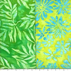Lot 11 Fat Quarters Bouquet #3 Batik Lunn Fabric FQ Pack Cotton Handmade