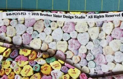 Fabric “Conversation Hearts” Pre-Shrunk Sold By The Yard