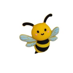 Bee Silicone Focal Bead