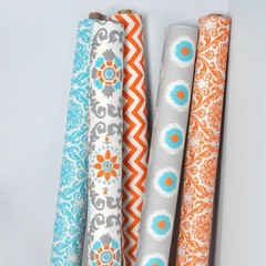 Orange Oxford Cotton Fabric by Yard Dual Tone Sewing Quilting Upholstery Textile