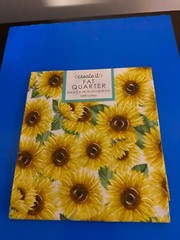 BRAND NEW CREATE IT 100% COTTON SUNFLOWERS PRECUT SEWING AND CRAFT FABRIC 18X21