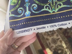 Luminosity Butterfly-cream Multi Metalic 24X44 Panel by Northcott Fabric CRAFT!