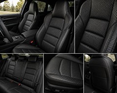 Tapis Raffia Noche Ultraleather®️ Aviation Fabric 9.7 Yards Carbon Fiber