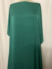 Luxurious Stretch Silk Broadcloth Emerald Green Fabric By The Yard 41-42″ Wide