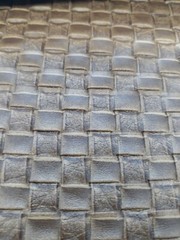 Marine Vinyl Fabric (LATTE) Basket Weave Quality Outdoor UV 54″