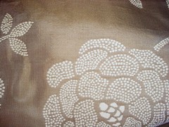 8-3/8Y GP & J Baker LB50002 Rosetta Bronze Silk Damask Drapery Upholstery Fabric