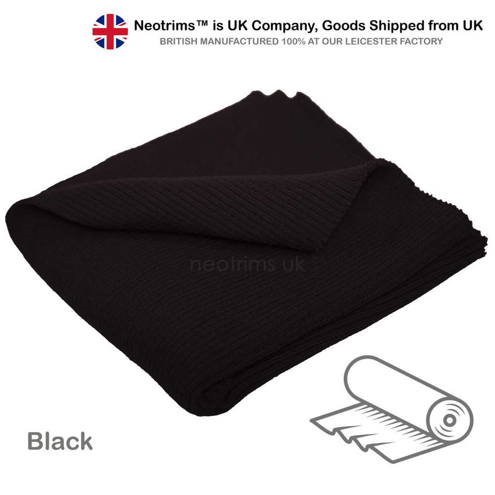 Knit Rib Fabric Ribbed Cuffing,Waistband Stretch Trimming Garments,Neotrims