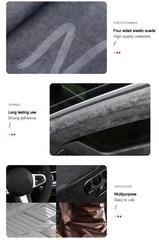 Self Adhesive Suede Fabric Sheet Rolls Stick on For Car Interior, Line Drawers