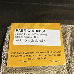 Casual Creations Vintage Upholstery Fabric Samples Brown Pattern 2 pieces 10X20