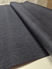 Atlas International Textiles Blue Wool Cotton Suit Fabric 3 3/8 Yd Italy Jacket