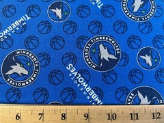 NBA Branded 100% Cotton Fabric ( 10×10 squares, Fat Quarter, 1/2 Yard, Yard)