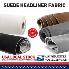60/78/98” Suede Headliner Fabric 60″ W Car Roof Liner Replacement Foam Back