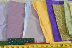 Lot, Background & Blenders Quilt Cotton Pieces & Scraps, 2 Pounds & 10 Oz, S117