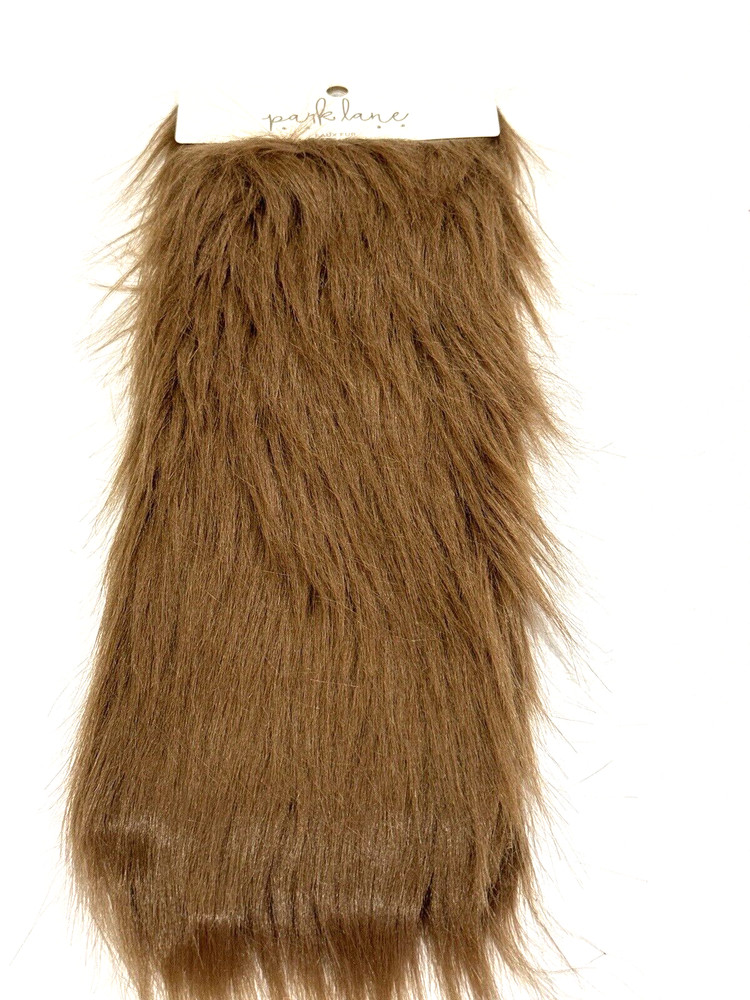 Park Lane Faux Fur Brown 9 in X 12 in Craft Party Halloween Costume Theatre NEW