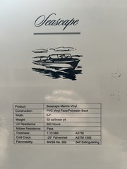 Seascape #11 Cruiser Gray Marine Vinyl Upholstery Fabric 54″ Wide Boat Auto