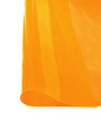 Peach Tinted Vinyl 10 Gauge PVC Transparent Plastic Fabric/Yard Light Orange 54″