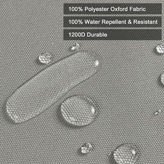 58”W Waterproof Canvas Fabric UV & Tear Resistant 1200D Upholstery Sewing Cloth