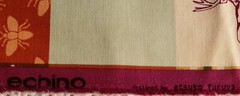 Etsuko Furuya Echino Japanese Fabric Natural Bees Deer Lightweight Canvas 1/2 yd
