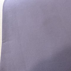 Gray Solid Fabric Stitched/Perforated Edge 57”x57”
