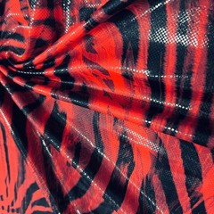 Swimwear Fabric Spandex Stretch Nylon Animal Print Zebra Black By Yard 60″ wide