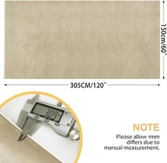 3MM Beige Suede Headliner Fabric 120″x60″ Foam Backed For Car Inner Roof Repair