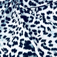 Leopard Animal Print 4 way Stretch Spandex Fabric by Yard for Swimwear Sportwear
