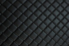Dot Quilted Vinyl Grain Faux Leather Car Upholstery Fabric | 2″-5cm Stitched