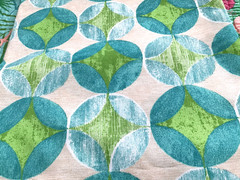 Bryant Outdoor Fabric Upholstery Geometric Jupiter Mist Teal Green by the YARD