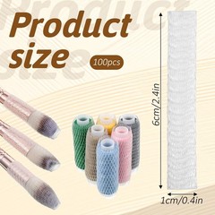 100 Pc Thread Net Spool Saver Mesh Sewing Embroidery Quilting Serger Cone 6x1cm