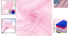 Light Pink Organza Fabric by The Yard – Perfect for Weddings & Events