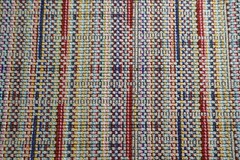 Heavyweight Upholstery Fabric Multi-Color Stripe Taupe Aqua Rust Blue 56″x 1.5 Y