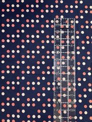 1 2/3 Yards Cotton + Steel Lucky Strikes Dime Store Dot Fabric Prewashed Blue
