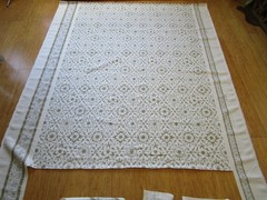 Namay Samay’s NILOFER 65″ Linen Print with 41″ long borders Leftover